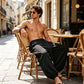 📢📢30% OFF !! ⏰ Men’s Harem Pants with Elastic Ankles – Freedom to Move 🏃‍♂️🧘