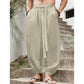 📢📢30% OFF !! ⏰ Men’s Harem Pants with Elastic Ankles – Freedom to Move 🏃‍♂️🧘