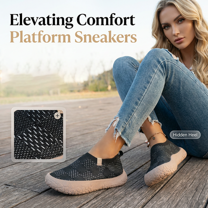 📢📢40% OFF !! ⏰Comfortable Platform Sneakers with Hidden Heel