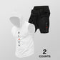 📢📢30% OFF !! ⏰Men's Athletic Sleeveless Hoodie & Shorts Set