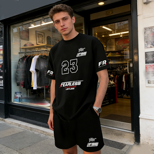Men's Casual T-Shirt & Shorts 2-Piece Set