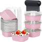 📢📢40% OFF !! ⏰10 PCS Disposable Aluminum Foil Baking Cups with Lids