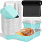 📢📢40% OFF !! ⏰10 PCS Disposable Aluminum Foil Baking Cups with Lids