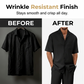 📢📢40% OFF !! ⏰Men's Casual Short Sleeve Shirt and Pants Set