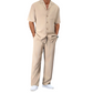 📢📢40% OFF !! ⏰Men's Casual Short Sleeve Shirt and Pants Set