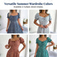 Women's Drawstring Bust Floral Sundress