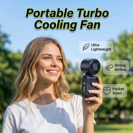 📢📢40% OFF !! ⏰5-Speed Portable USB Fan with Long Battery Life