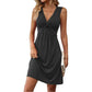 📢📢40% OFF !! ⏰Women's V-neck Front Knotted Sleeveless Dress