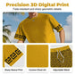 📢📢40% OFF !! ⏰Men's Yellow Graphic Print Short Sleeve Tracksuit Set