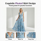 📢📢30% OFF !! ⏰Elegant V-Neck Tulip Print Maxi Dress