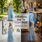 📢📢30% OFF !! ⏰Elegant V-Neck Tulip Print Maxi Dress