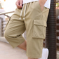 📢📢40% OFF !! ⏰Men's Casual Capri Cargo Shorts with Drawstring Waist