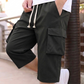 📢📢40% OFF !! ⏰Men's Casual Capri Cargo Shorts with Drawstring Waist