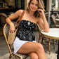 📢📢40% OFF !! ⏰Women's Asymmetrical Hem Bandana Tube Top
