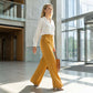 📢📢40% OFF !! ⏰Women's High-Waist Wide-Leg Solid Color Trousers