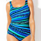 📢📢40% OFF !! ⏰ Fashion Printed One-Piece Swimsuit | Soft Stretch Fabric & Ruching Detail for an Instant Slimming Look