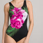 📢📢40% OFF !! ⏰ Fashion Printed One-Piece Swimsuit | Soft Stretch Fabric & Ruching Detail for an Instant Slimming Look