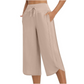 📢📢40% OFF !! ⏰Women's Casual Wide-Leg Capri Pants