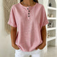 📢📢40% OFF !! ⏰Women's Casual Striped Henley Shirt
