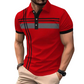 📢📢30% OFF !! ⏰Men's Striped Short Sleeve Collared Top