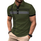 📢📢30% OFF !! ⏰Men's Striped Short Sleeve Collared Top