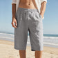 📢📢40% OFF !! ⏰Men's Casual Linen Drawstring Shorts