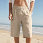 📢📢40% OFF !! ⏰Men's Casual Linen Drawstring Shorts