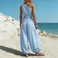 📢📢40% OFF !! ⏰Women's One-Shoulder Top and Wide-Leg Pants Set