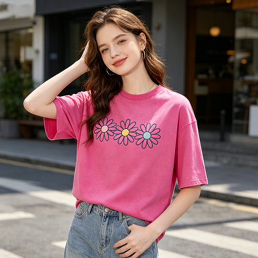 📢📢40% OFF !! ⏰Women's Daisy Graphic T-Shirt