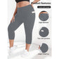 📢📢40% OFF !! ⏰Women's High Waist Capri Leggings with Pockets