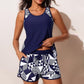 📢📢30% OFF !! ⏰Color-Blocking Printed Loose Swimsuit Set