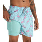 📢📢40% OFF !! ⏰Men's 2-in-1 Comfort-Lined Shorts