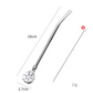 📢📢30% OFF !! ⏰  304 Stainless Steel 2-in-1 Straw Spoon – Drink Straw & Stirring Spoon Combo, Detachable Design & Eco-Friendly Reusable ✨