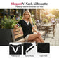 Women's Short Sleeve Color Block Tee