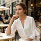 👚 50% OFF NOW! 🌸 V-Neck Ruffled Sleeve Top – Flowy & lightweight – Elegant casual blouse, perfect for summer or office – feminine and breathable ✨🌿