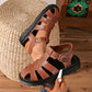 📢📢30% OFF !! ⏰Vintage Style Platform Hollow-Out Sandals