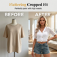 📢📢40% OFF !! ⏰V-Neck Button Down Crop Top Sweater