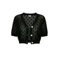 📢📢40% OFF !! ⏰V-Neck Button Down Crop Top Sweater