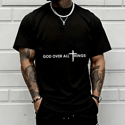 📢📢30% OFF !! ⏰Faith Over All Inspirational Tee