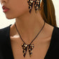 📢📢40% OFF !! ⏰Women's Leopard Print Jewelry Set