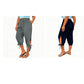 📢📢40% OFF !! ⏰ Women's Elastic Waist Capri Pants – Breathable, Stretchy, Side Tie Detail 🌿