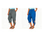📢📢40% OFF !! ⏰ Women's Elastic Waist Capri Pants – Breathable, Stretchy, Side Tie Detail 🌿
