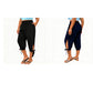 📢📢40% OFF !! ⏰ Women's Elastic Waist Capri Pants – Breathable, Stretchy, Side Tie Detail 🌿