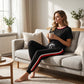 Women's Sporty 2-Piece Set with Side Stripes