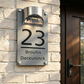 📢📢40% OFF !! ⏰Solar Powered LED House Number Light