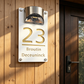 📢📢40% OFF !! ⏰Solar Powered LED House Number Light