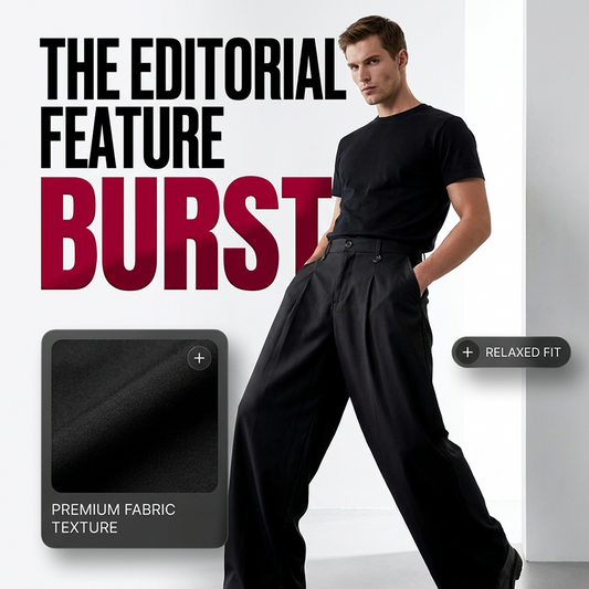 📢📢40% OFF !! ⏰Men's Classic Fit Wide-Leg Suit Pants