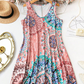 📢📢40% OFF !! ⏰Casual Sleeveless A-Line Printed Summer Dress
