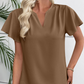 📢📢40% OFF !! ⏰Women's V-Neck Flutter Sleeve Blouse