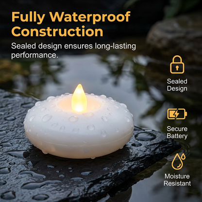 📢📢40% OFF !! ⏰Flameless Floating LED Candle Lights